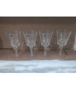 Lady Victoria Set of 4 Lead Crystal White Wine Glasses 7&quot; Tall - £31.28 GBP