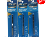 Century Drill &amp; Tool 37212  3/16&quot; Brad Point Drill Bit Pack of 3 - $20.78