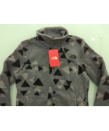 The North Face Womens Crescent Full Zip Mid Grey Aztec Print Sz M NWT - $115.45 CAD