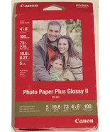 Canon 4x6 Photo Paper Plus Glossy 2 100 Sheets - $8.90