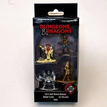 Jada Dungeons &amp; Dragons Catti-Brie Human Ranger Dwarf Cleric 4 Figure Die Cast - £11.33 GBP