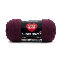 Spinrite Red Heart Super Saver Yarn - Claret, 1 Pack of 12 Piece - £101.37 GBP