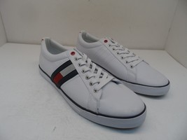 Tommy Hilfiger Men&#39;s REVEL3 Casual Fashion Sneakers White/Blue/Red Size 12M - £34.16 GBP