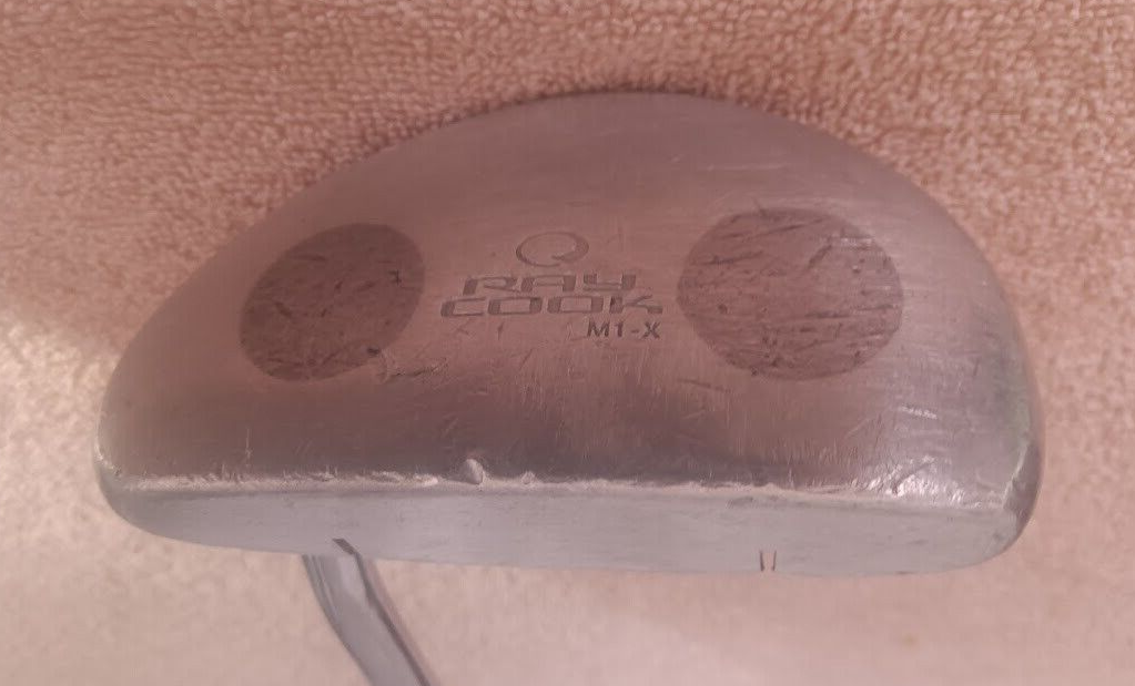 TZ GOLF - RARE Ray Cook M1-X Mallet Style Stainless Putter 34.5&quot; RH Stee... - $41.73