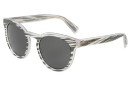 Dolce &amp; Gabbana DG 4285 3050/87 Sunglasses Striped Black/Dark Gray Lens - $170.00