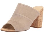 Marc Fisher Women Block Heel Mule Slide Sandal Prenna 3 Size US 9.5M Tau... - £24.53 GBP