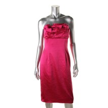 Tahari ASL New Womens Pink Metallic Ruffled Party Cocktail Dress   6 - £117.89 GBP