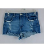 Forever 21 Los Angeles Distressed Ripped Frayed Whiskered Booty Shorts S... - $316.61 MXN