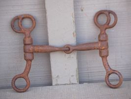Tom Thumb Steel Snaffle Bit English Horse Tack - $14.84
