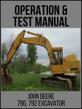 John Deere 790 792 Excavator Repair Operation &amp; Test Technical Manual TM1320 USB - £14.38 GBP