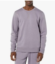 Goodthreads Men&#39;s Crewneck Washed Fleece Sweatshirt Size Large NWTs Grey - $13.85