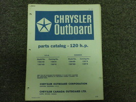 1971 Chrysler Outboard 120 HP Parts Catalog Manual OEM Factory Book 1971 x - $50.03