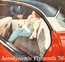 1956 Plymouth Belvedere Sport Sedan Advertisement Automobilia Aerodynami... - $41.16 CAD