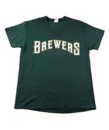 Vintage Milwaukee Brewers Youth Boys XL Green Jersey V Neck Made In USA ... - £11.03 GBP