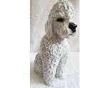 VTG Rosenthal Germany Dog POODLE Figurine Porcelain White/Gray Fritz Hei... - $125.00