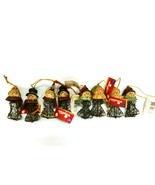 2006 Santa&#39;s Workbench Collection Ornament Figures Elves Workers Lot of 8 - $11.58