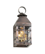Irvins Country Tinware Small Barn Outdoor Wall Light in Solid Antique Co... - £171.06 GBP