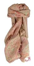 Muffler Scarf 3753 in Fine Pashmina Wool Heritage Range by Pashmina &amp; Silk - £31.29 GBP