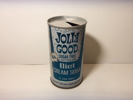 JOLLY GOOD DIET CREME SODA 12 OZ STEEL CAN  RANDOM LAKE, WISCONSIN  VINTAGE - £11.39 GBP