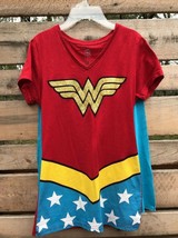 Youth Girls L Sz. 13 Wonder Woman Collector Knit Lounge Top DC Comics Originals - £9.24 GBP