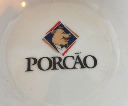 Vintage Porcao Ashtray Pig Logo Made in Brazil Germer Porcelain - £14.79 GBP
