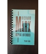 RICHARD MARX - VINTAGE ORIGINAL APR/MAY 1990 TOUR BAND CREW ONLY TOUR IT... - $35.00