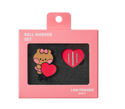 Line Friends Minini Chonini Clip Ball Marker Set Golf Accessory Sports NWT - $28.71
