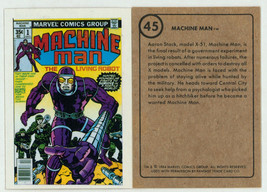 Machine Man #1 Trading Card 1984 Marvel First Issue Covers Jack Kirby Co... - $7.91