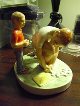 Vintage 1981 Sebastian Miniature Figurine The First Kite Father and Son - £16.35 GBP