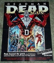 2001 Deadman poster:DCU Batman,Robin,Flash,Green Lantern,Superman,JLA,De... - £18.34 GBP