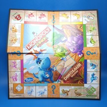 Monopoly Junior Dinosaur Edition Game Board Only Replacement Game Piece Quadfold - £4.10 GBP