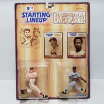 1989 Starting Lineup Baseball Greats Henry &quot;Hank&quot; Aaron &amp; Edwin Matthews Figures - £6.66 GBP