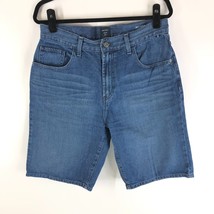 Nautica Mens Blue Wash Relaxed Fit Cotton Denim Jean Shorts w/ Pockets S... - $14.49