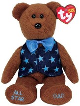 Ty Beanie All-Star Dad - Bear - £9.37 GBP