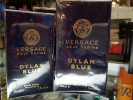 Versace Pour Homme Dylan Blue 1.7 / 3.4 Oz Edt Eau De Toilette Spray Men Sealed - £55.38 GBP+