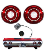 72 Chevy Chevelle SS &amp; Malibu LED LH &amp; RH Back Up Light Lamp Lens &amp; Flas... - $107.95