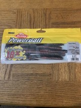 Berkley Power Power Worm Red Shad 1ea 5ct Pkg-Brand New-SHIPS N 24 HOURS - £19.37 GBP