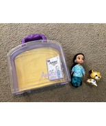 Slightly Used Disney Animators Collection Jasmine Mini Doll Play Set 5” ... - $14.00
