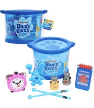 Blue&#39;s Clues + You Musical Drum Set Multi-Color Kids Toddlers Learning Toys - £43.41 GBP