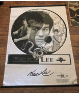 Brice Lee Vintage Silk Scroll Poster Made In Taiwan GE 1127 - £28.14 GBP