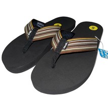 Teva Flip Flops Mens Brown Mush II Webbing Original Sandal Quick Dry Lightweight - £40.27 GBP