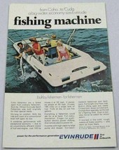 1977 Print Ad Evinrude 19 Ft Sport Fisherman Boats Coho to Cuda - £8.24 GBP