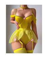 Beauty &amp; Beast Princess Belle Sexy Cosplay Lingerie Set w/ Thigh High So... - €25,77 EUR