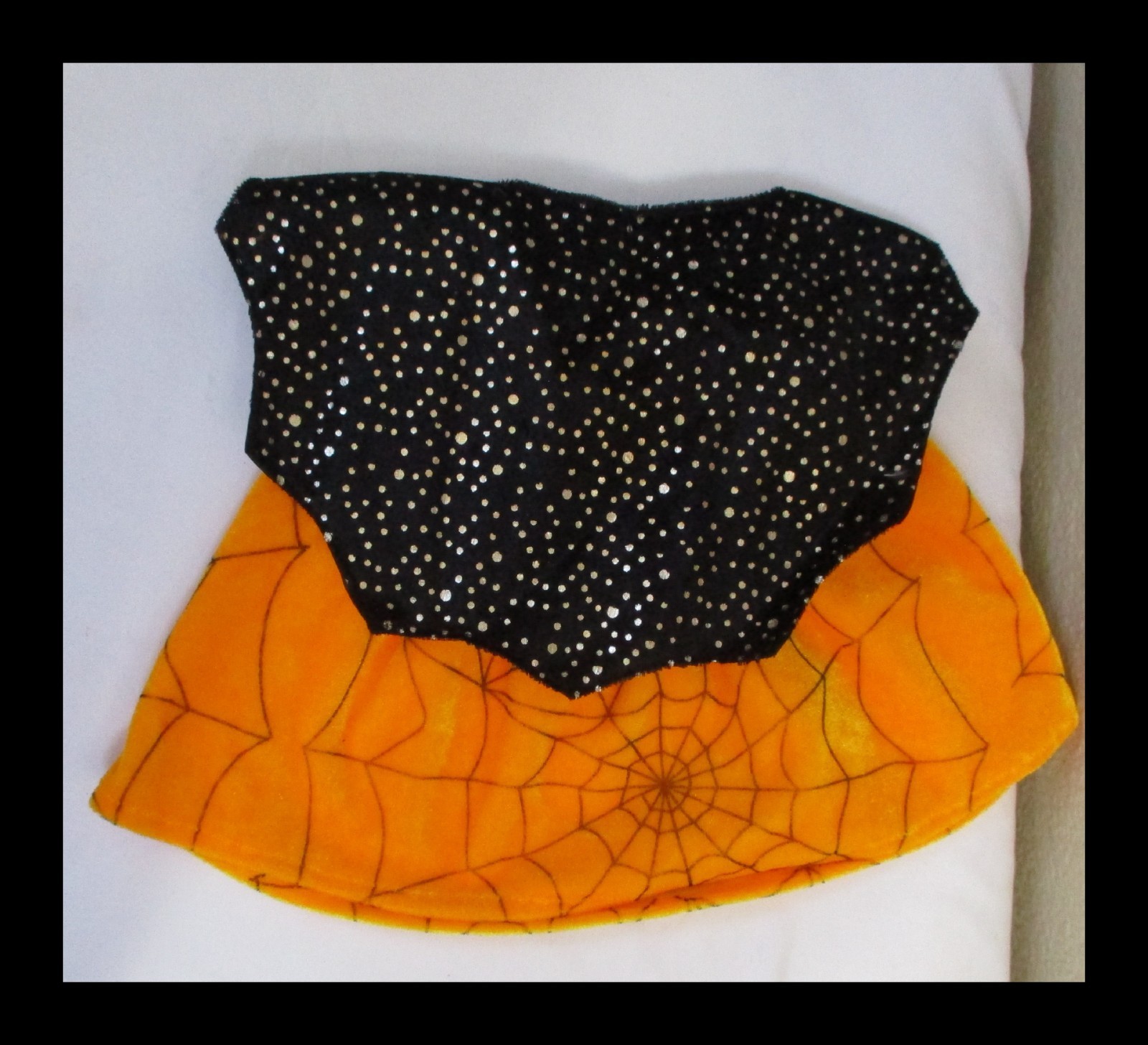 The Bear Factory Orange Spider Web Dress with Cape Fits 16-18" Teddy Bears Item image 2