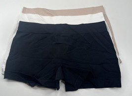 Breezies NWT seamless boyshort pack of 3 small nude panties o5 - £10.28 GBP