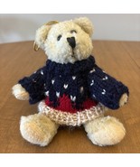2000 HugFun Plush Jointed 6” Teddy Bear Christmas Ornament Sweater Holiday - $188.30 MXN