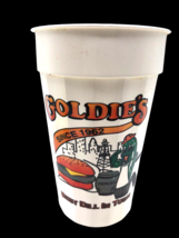 Goldie&#39;s Patio Grill Restaurant Tulsa Oklahoma Vtg Plastic Tumbler Cup - $18.52
