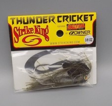 Strike King Thunder Cricket Sealed Green Pumpkin Lure 3/8 Oz Swim Jig Jungle - $9.65