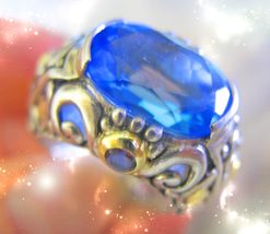 Haunted Ring Solomon Most Impossible Wishes Genie Djinn Vessel Magick Cassia4 - £214.85 GBP