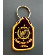 Army Transportation Corps Felt Keyring Keychain Key Chain Ring 2.5 x 1.7... - $5.36